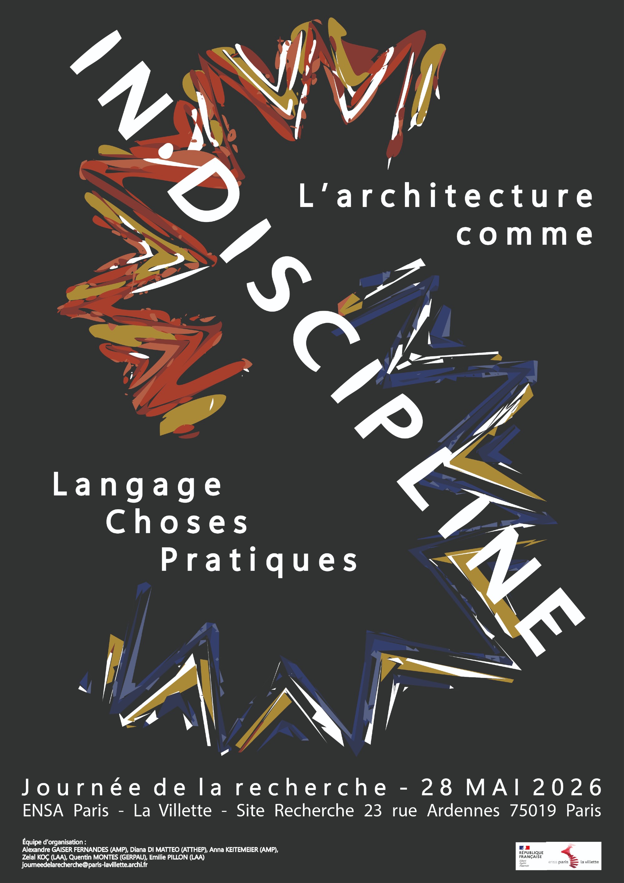 Langages, choses, pratiques : l'architecture comme in·discipline Langages, choses, pratiques : l'architecture comme in·discipline