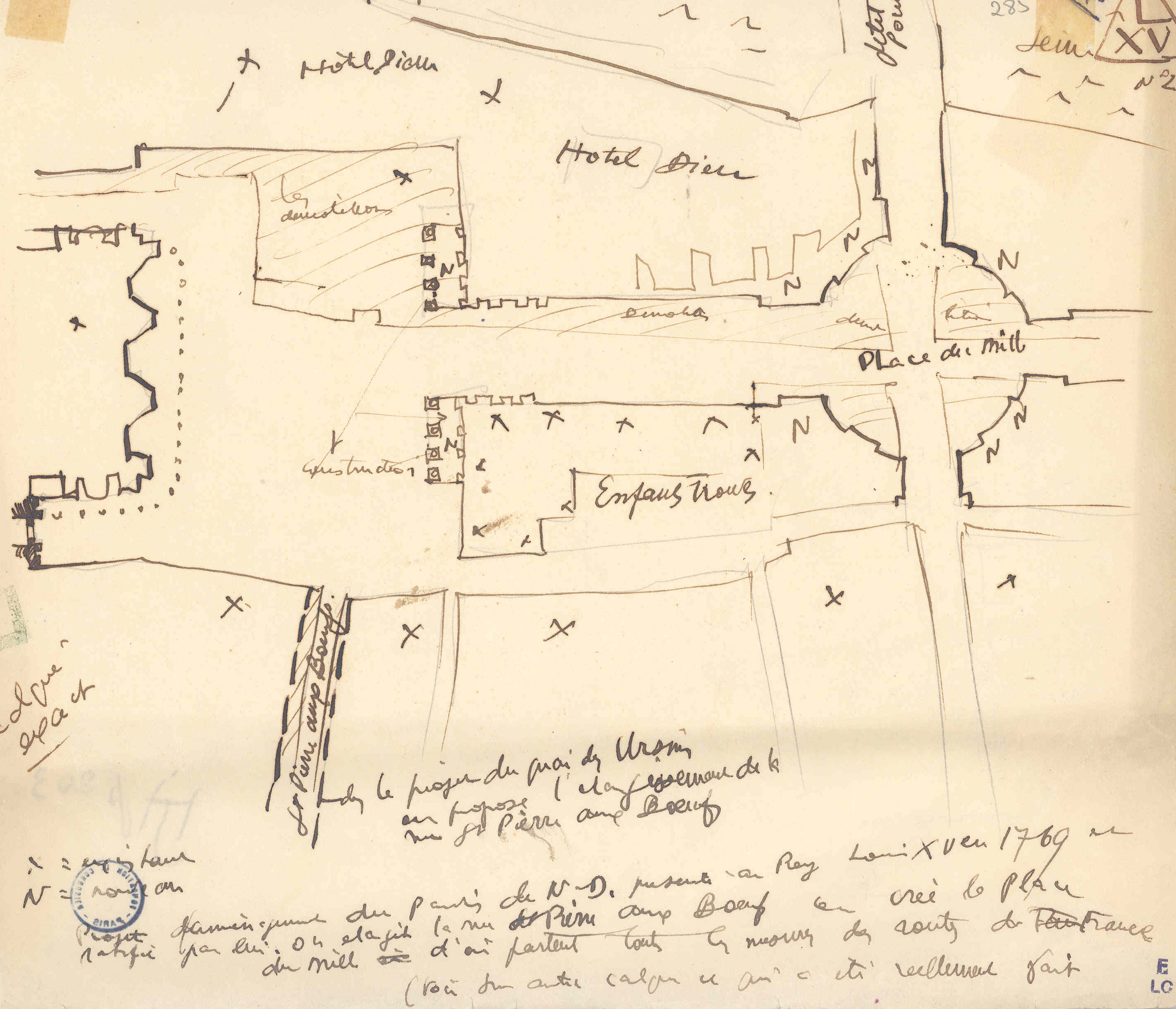 Le Corbusier et l'île de la Cité au filtre du XVIIIe siècle