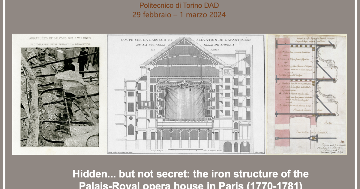 Hidden... but not secret : the metal structure of the Palais-Royal ...
